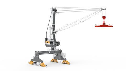 The crane fits ideally into the electrified infrastructure established by Borg Havn and is able to perform its work locally emission-free.