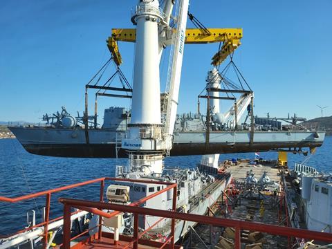 BigLift ships historic German Navy missile speedboats 2