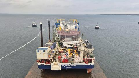 GPO Heavylift delivers Prysmian barge to USA