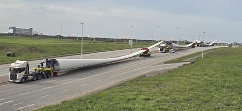 Vanguard delivers 25 wind turbines from Richards Bay to Bethal 1