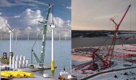 mammoet bms huisman cranes