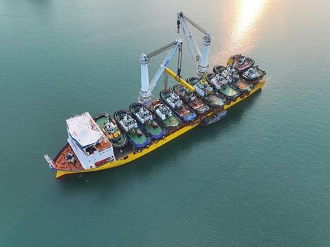 Happy Star handles Damen deliveries to Europe