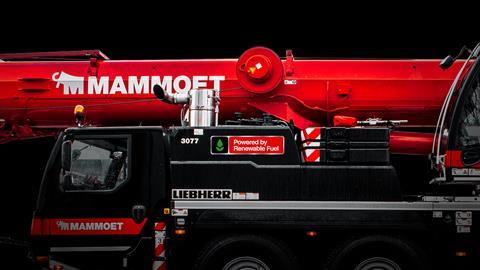 Mammoet commits to HVO