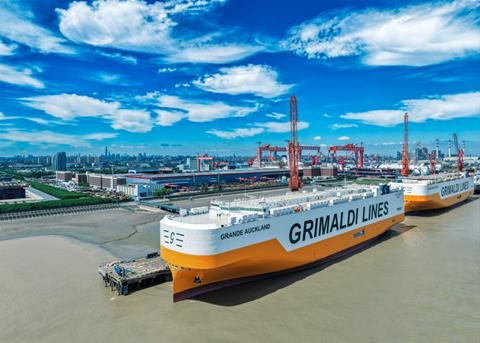 Grimaldi takes delivery of Grande Auckland