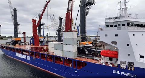 deugro ships four cranes from Germany to Australia and New Zealand