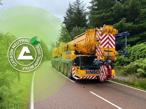 Ainscough Crane Hire - Carbon Neutral