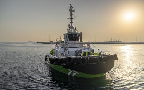 SAFEEN Group’s Damen RSD-E Tug 2513, Bu Tinah, achieves Guinness World Record