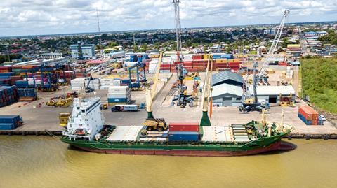 MV Industrial Ace in Paramaribo, Suriname III