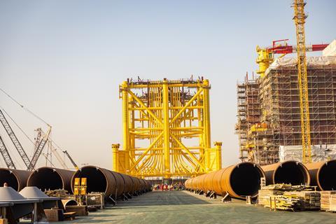 Mammoet wraps up jacket loadout for BorWin6 2