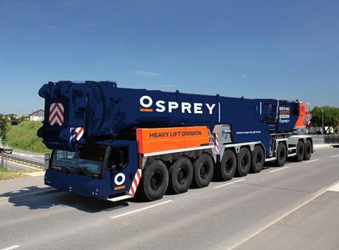 Osprey bolsters fleet with LTM 1750 9.1