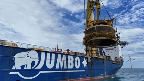 Jumbo finishes monopile removal process at Yunlin offshore wind farm