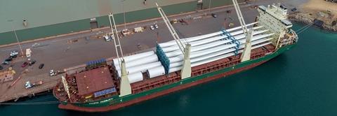 Wind Energy Cargoes to Geraldton
