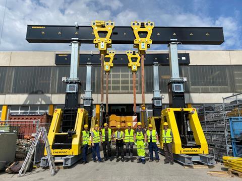 Schmidbauer expands heavy lift fleet with Enerpac SBL600 gantry