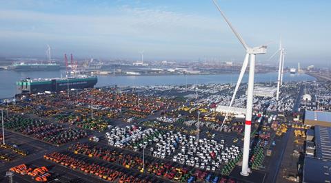 Wallenius at Zeebrugge