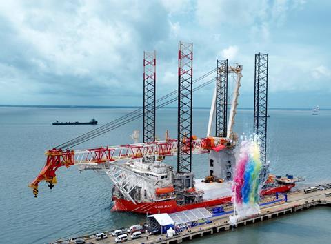Cadeler takes delivery of Wind Ally