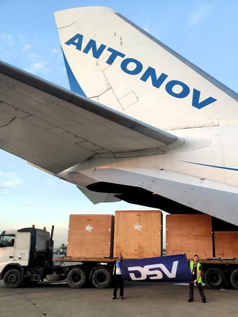 Antonov delivers desalination machinery from Hong Kong to Algeria