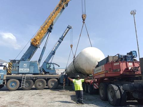 Sarens transports key equipment for Nigerian gas plant