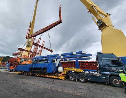 Blue Water Shipping delivered a 70-tonne dredge from Busan, South Korea to Papua New Guinea.