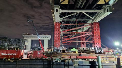 Mammoet replaces key New Jersey bridge 2