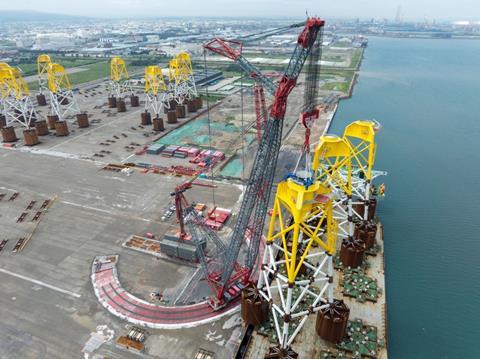 Mammoet’s SK350 tackles tidal challenges at Greater Changhua