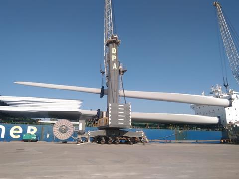 EXG handles wind turbine shipment