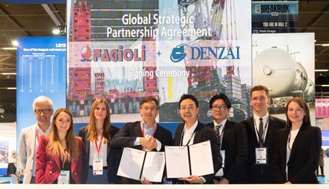 Fagioli DENZAI Signing Ceremony