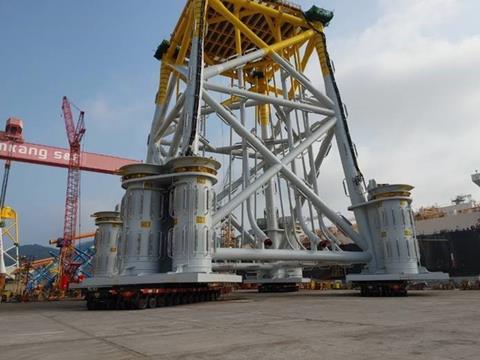 3,700 tons offshore jacket cometto