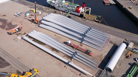 Collett Deliver 441 components to North Kyle Wind Farm - 1