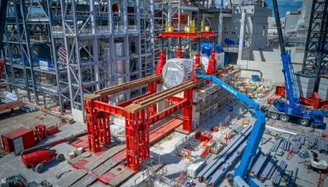 Allelys carries out strand jack gantry lift at Lostock Sustainable Energy Plant 2