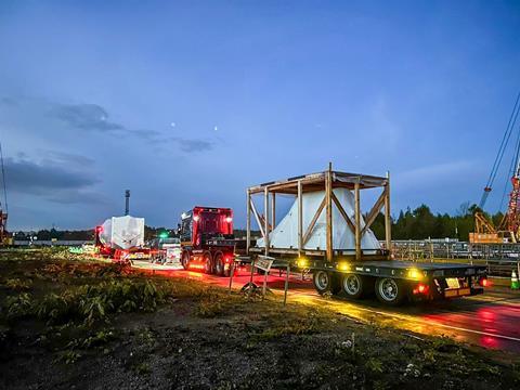 Local transportation includes night-time convoys.