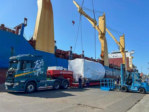 COLI Logistics coordinated the delivery of brewery equipment.