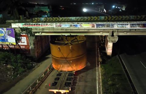 Total Movements delivers kiln shells to steel plant in Middle East 2