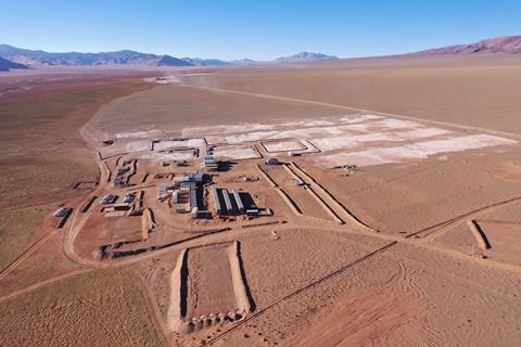 The Campamento La Blanca lithium project in Argentina.