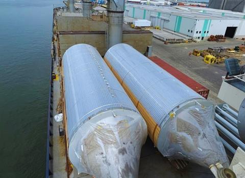 BOCS ships brewery tanks from Belgium to Gabon