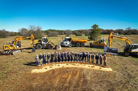 Liebherr breaks ground at Mississippi logistics centre 1