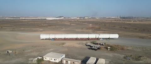 Roll Group delivers heavy cargo in intra-Oman project