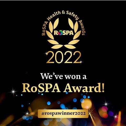 sarens 145815_RoSPA Award