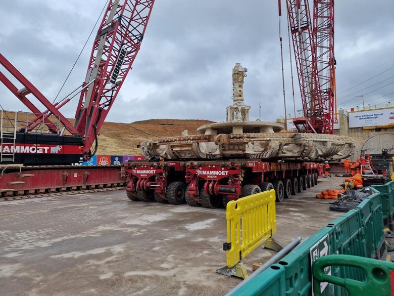 Mammoet Calls On Move3d To Optimise Tbm Removal 